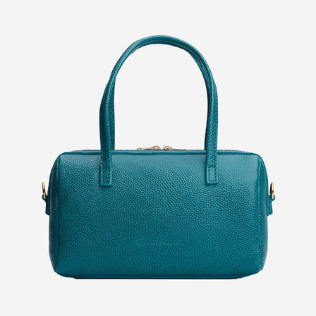 Aquarius*Small | Mini duffle shaped handbag with crossbody strap