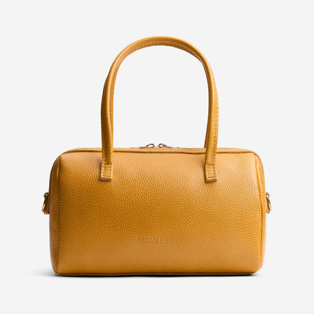 Sunshine*Small | Mini duffle shaped handbag with crossbody strap