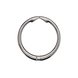 Gunmetal | Circular metal purse hanger