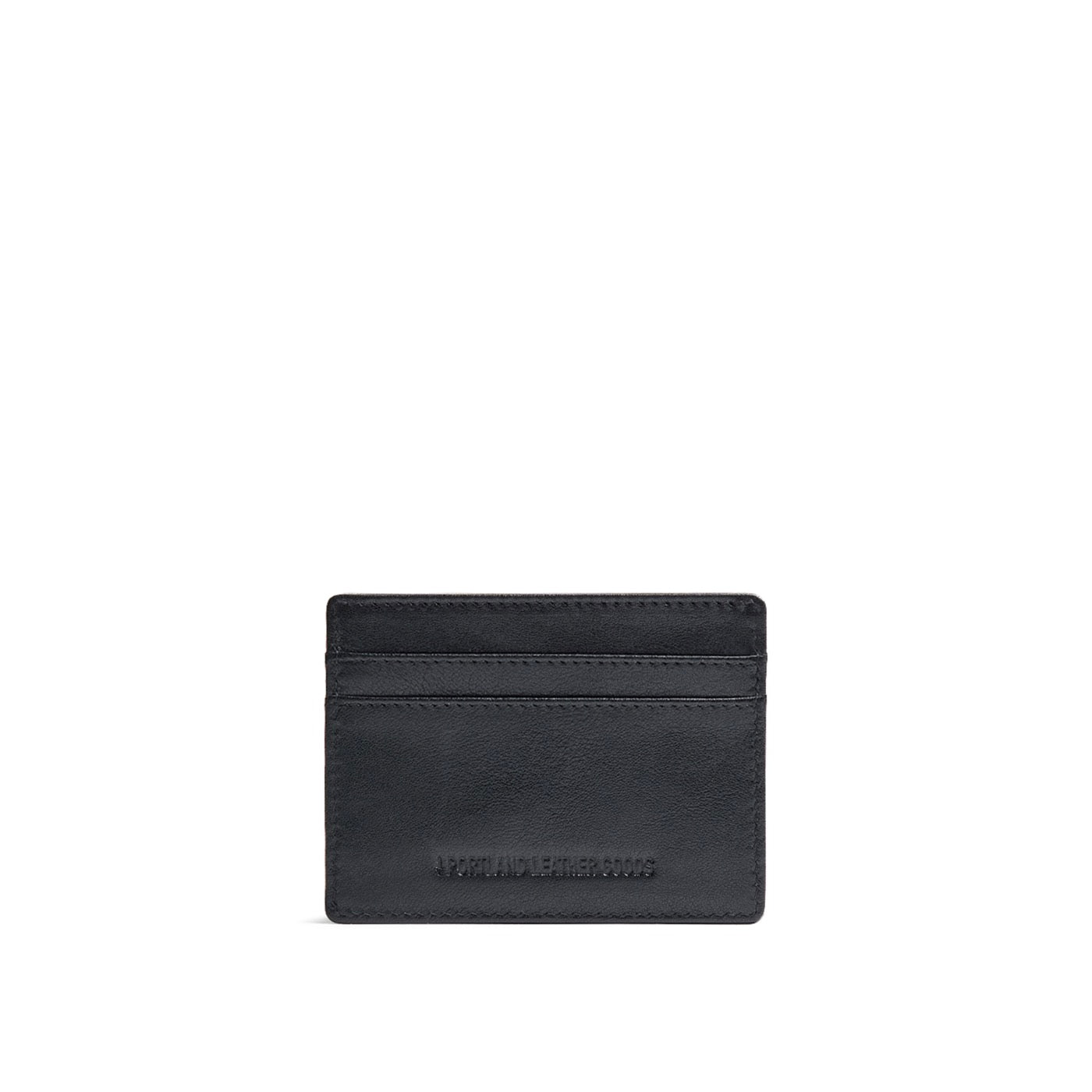 Black Rock*Classic | Leather card holder on white background