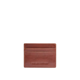 Saddlestone Classic | Leather card holder on white background
