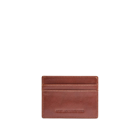 Saddlestone*Classic | Leather card holder on white background