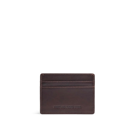 Trailstone*Classic | Leather card holder on white background