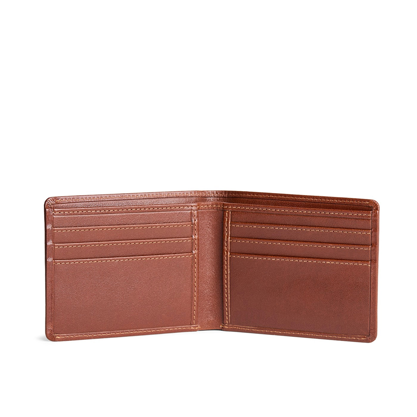 Saddlestone | Bifold leather wallet with clean profile and minimalistic stitching details