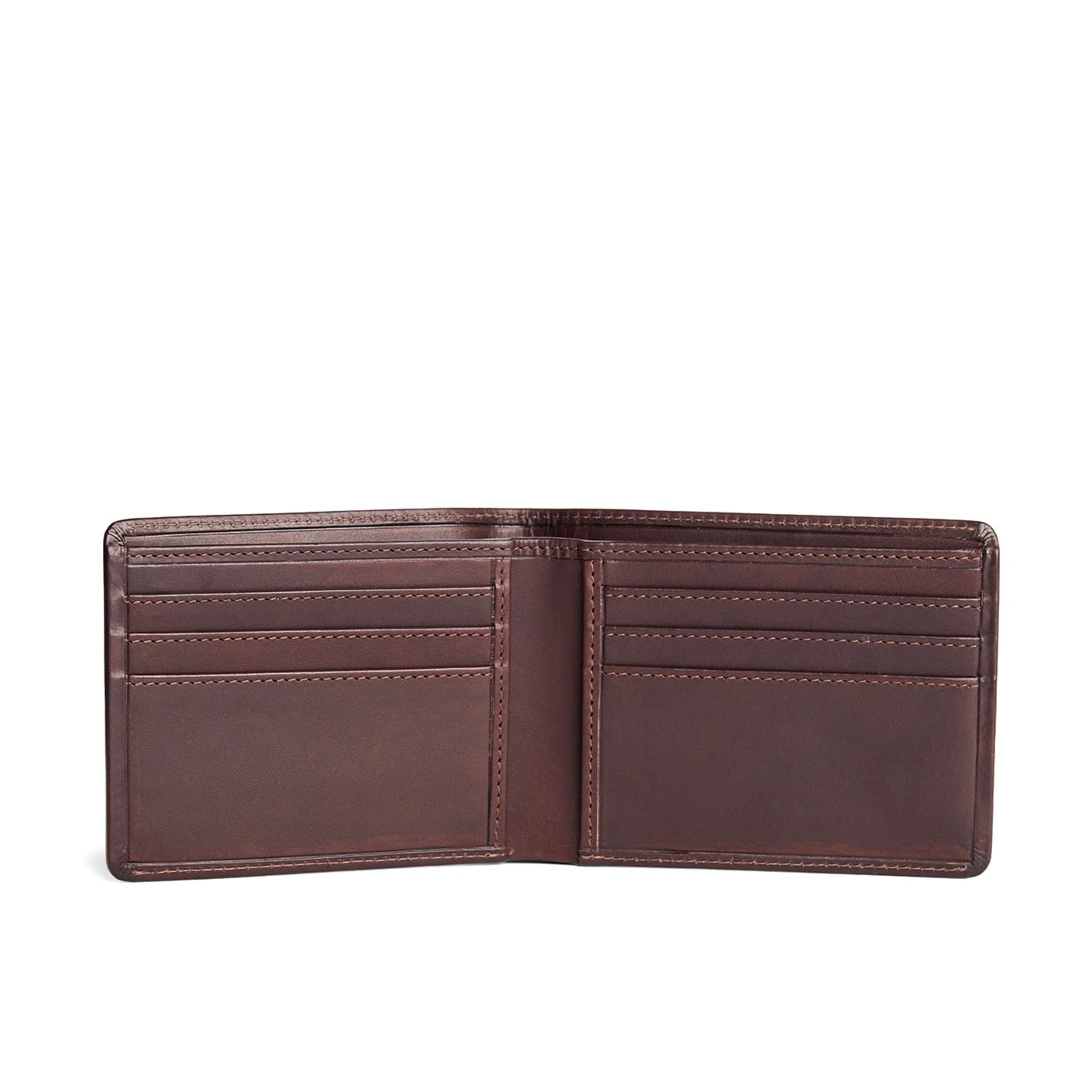 Trailstone | Bifold leather wallet with clean profile and minimalistic stitching details