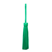 Jolly Green*Jumbo | Fringed leather tassel with leather loop