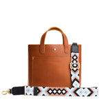 Sea Diamond | Adjustable fabric and leather strap with multicolor pattern