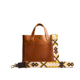 Terra Twist | Adjustable fabric and leather strap with multicolor pattern