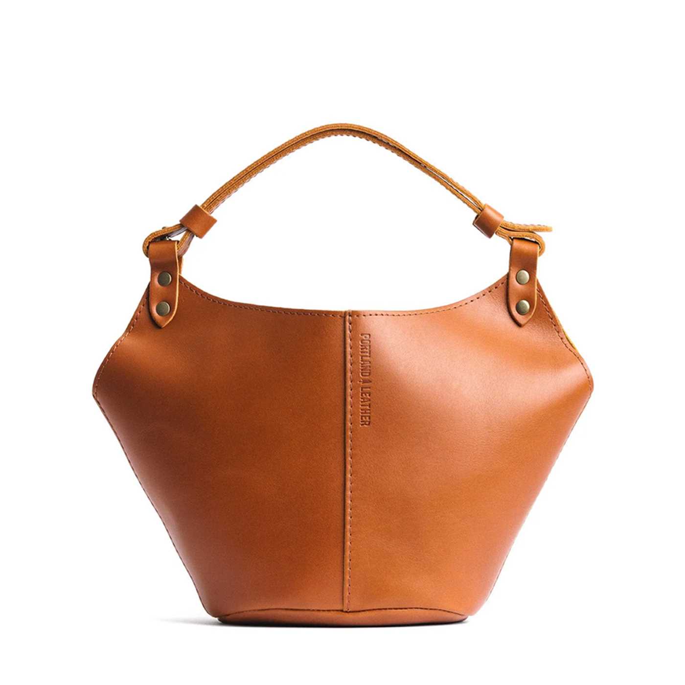 Portland Leather Goods Large Camera Bag - Full-Grain Leather Crossbody Purse For Women, Adjustable Strap