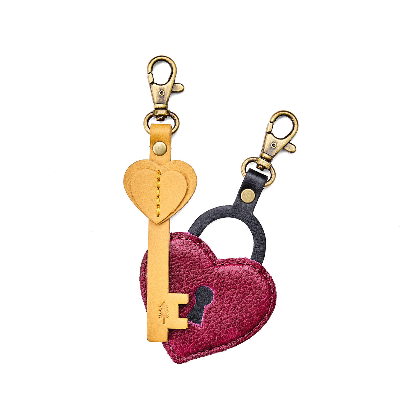 Key to Your Heart Keychain | Portland Leather Goods