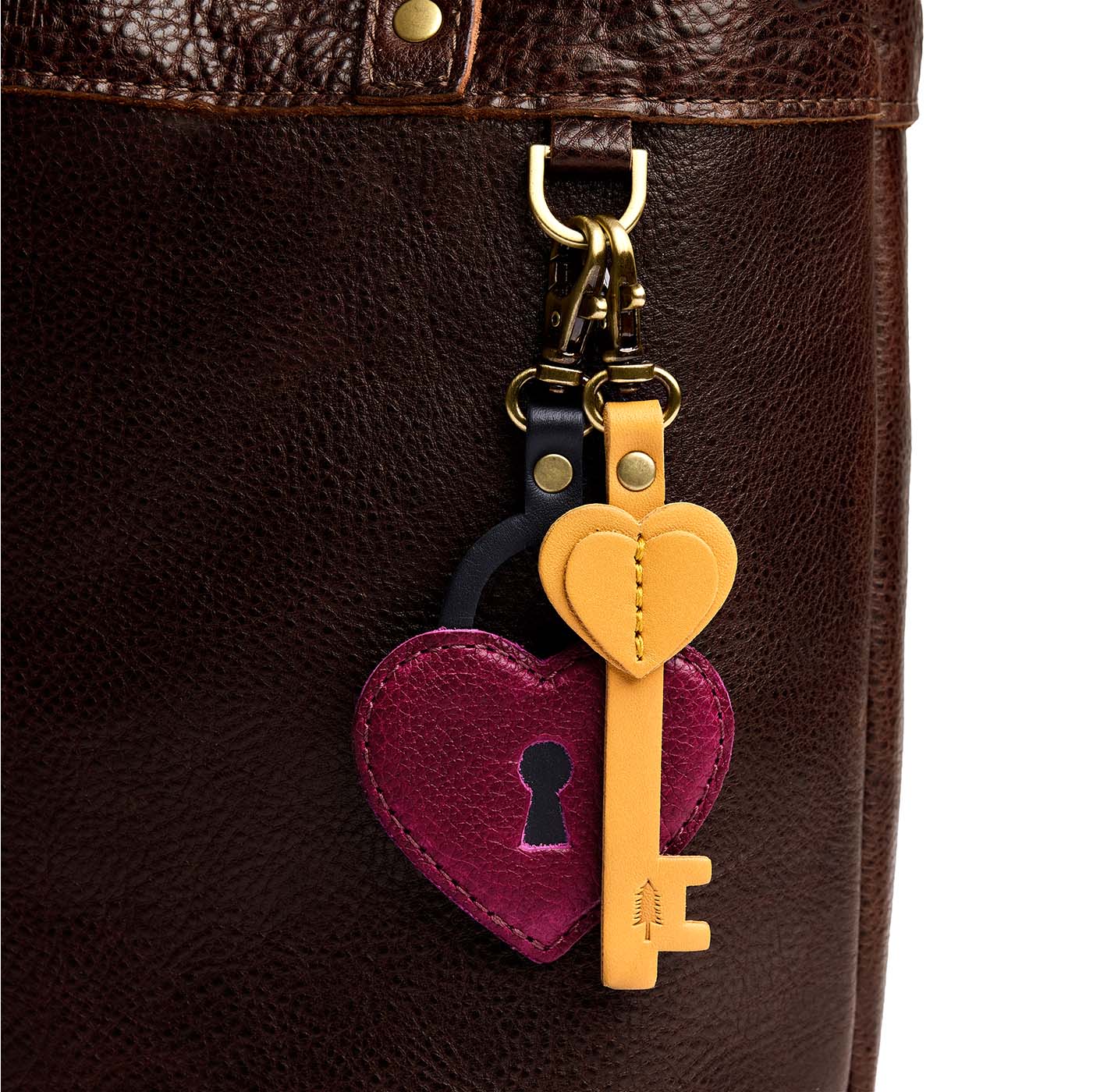 Key to Your Heart Keychain | Portland Leather Goods