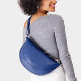 Molino Blue Large | Half circle shaped sling bag
