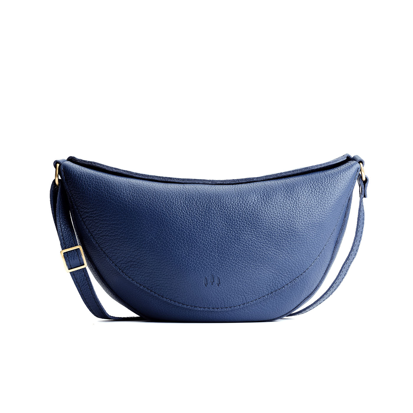 Molino Blue*Large | Half circle shaped sling bag