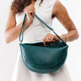 Sea Glass Large | Half circle shaped sling bag
