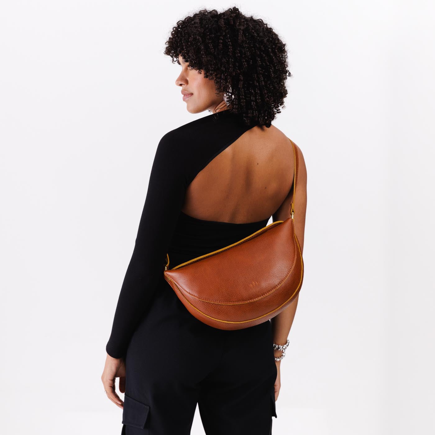 Sienna*Large | Half circle shaped sling bag
