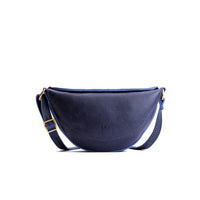 Cobalt*Small | Petite half circle shaped sling bag