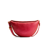 Reba Red Small | Half circle shaped sling bag