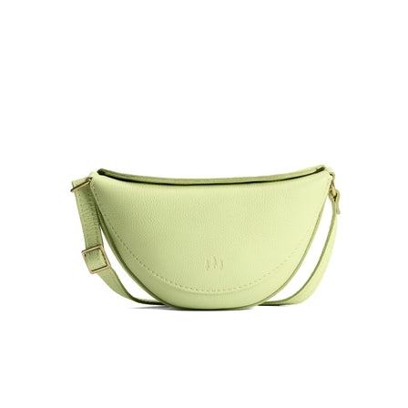 Shadow Lime*Medium | Half circle shaped sling bag