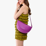 Cattleya Large | Half circle shaped sling bag