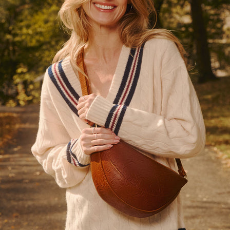 Meadow*Small | Petite half circle shaped sling bag