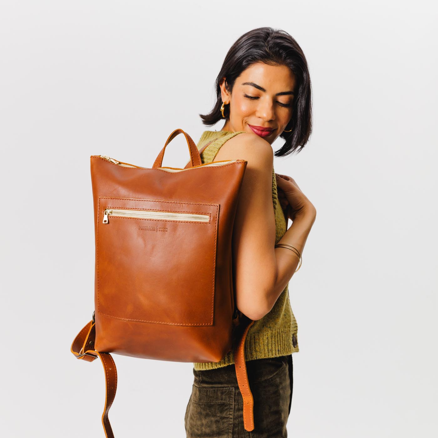 backpack leather women 10X Women's Laptop Travel Bag Classic Tan Height x 12 in Backpack Mini Brown Handcrafted Leather