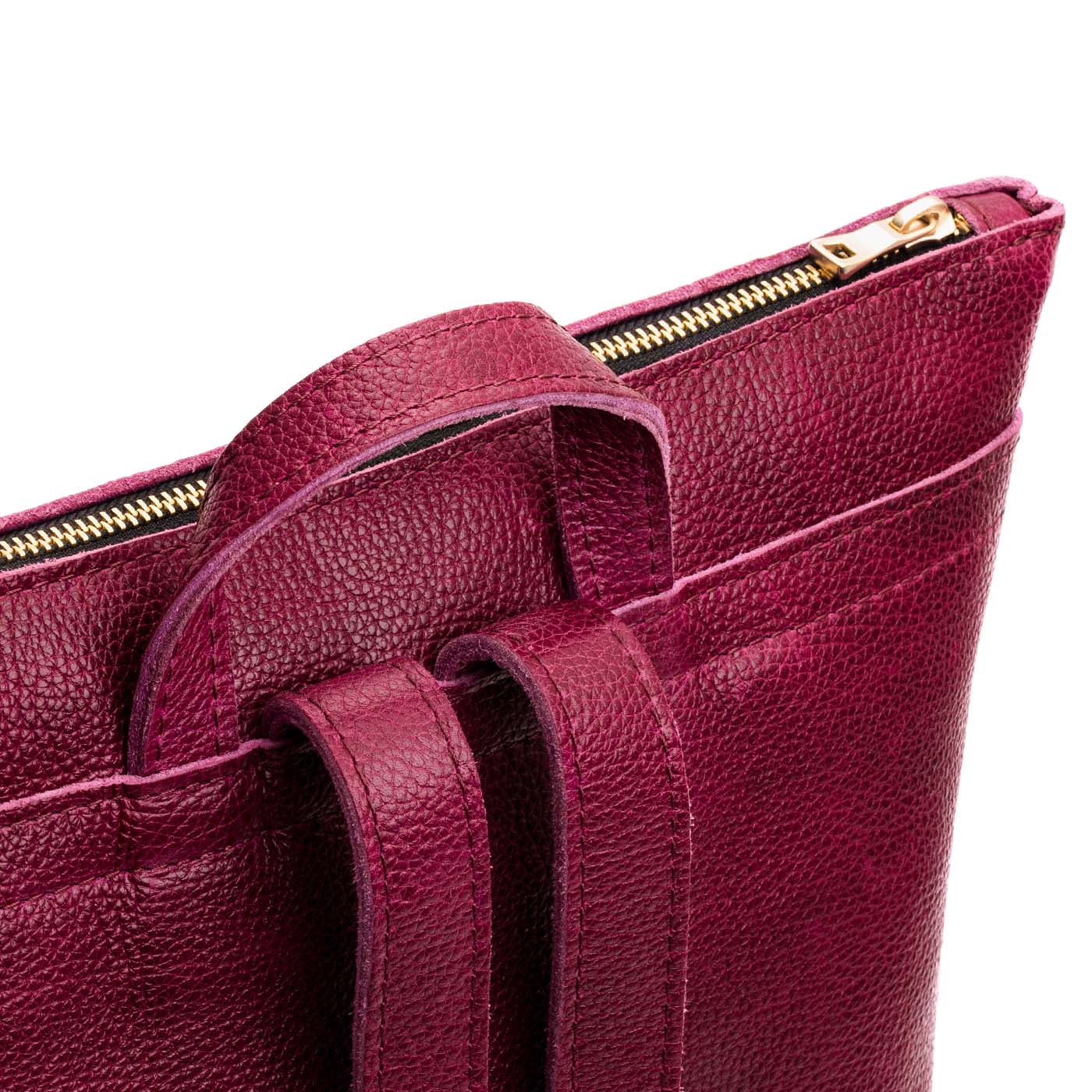 Orchid | Rectangular slim leather backpack