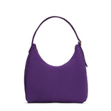 Imperial Large | U-shaped, flat-bottomed leather shoulder bag with adjustable strap