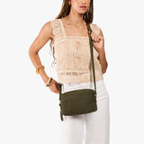 Verdant Large | Rectangular crossbody with adjustable strap