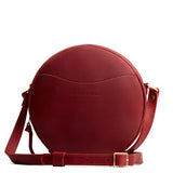 Phoenix Large | Circle shaped crossbody bag with top zipper