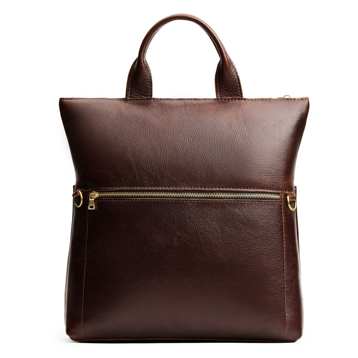 Coldbrew*Large | Convertible tote clutch crossbody with a front zipper pocket and top carry handles