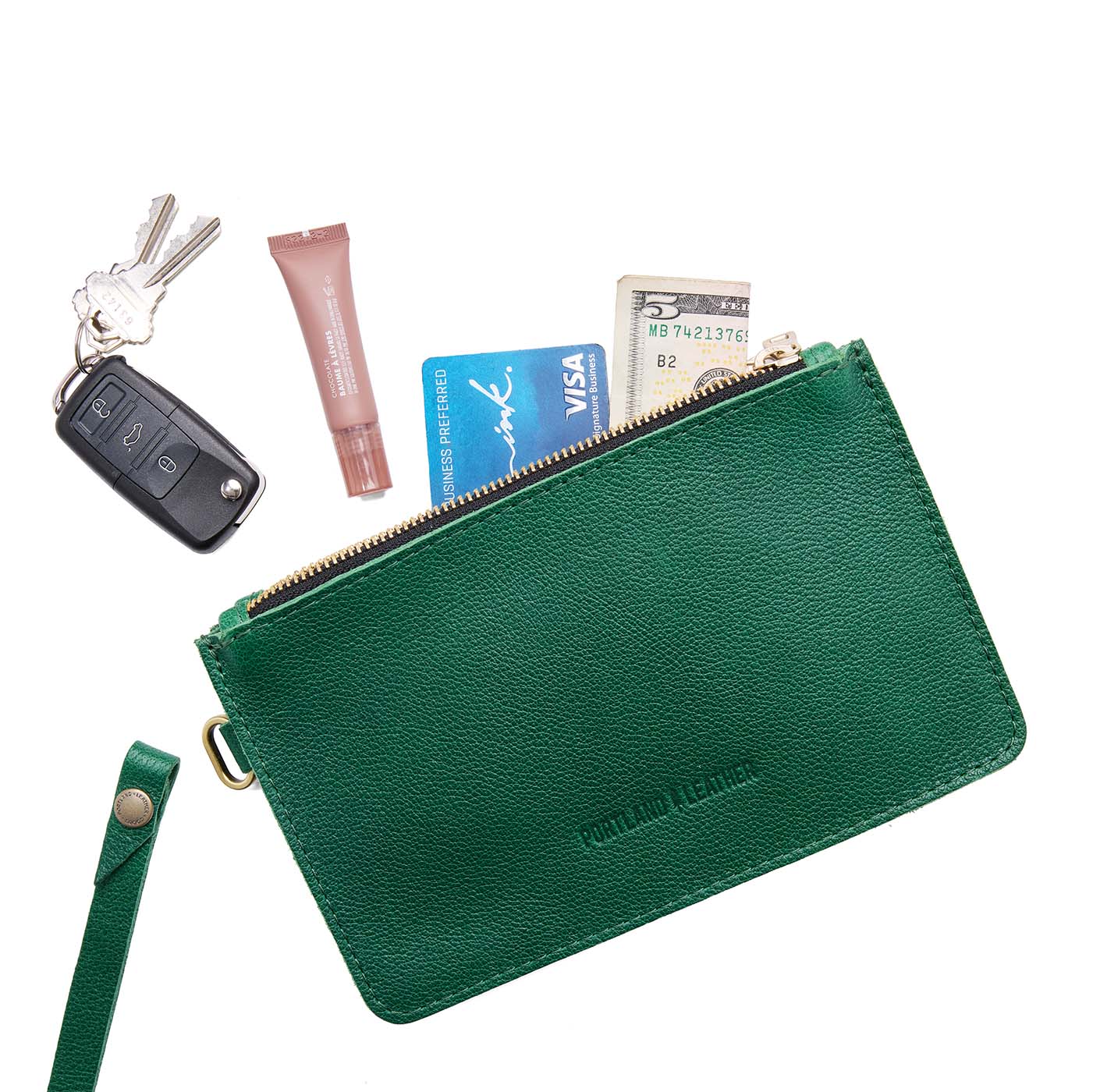 Zip-Zap Duo Wristlet | Portland Leather Goods