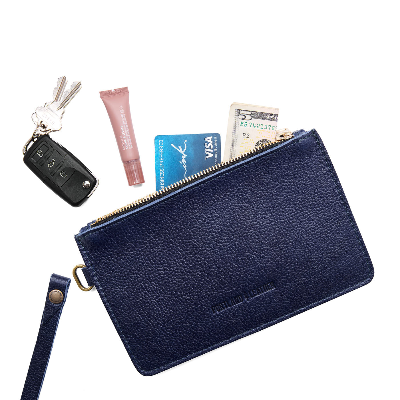 Zip-Zap Duo Wristlet | Portland Leather Goods