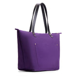 Imperial Zipper | Large leather tote bag with sturdy bridle handles and front pocket