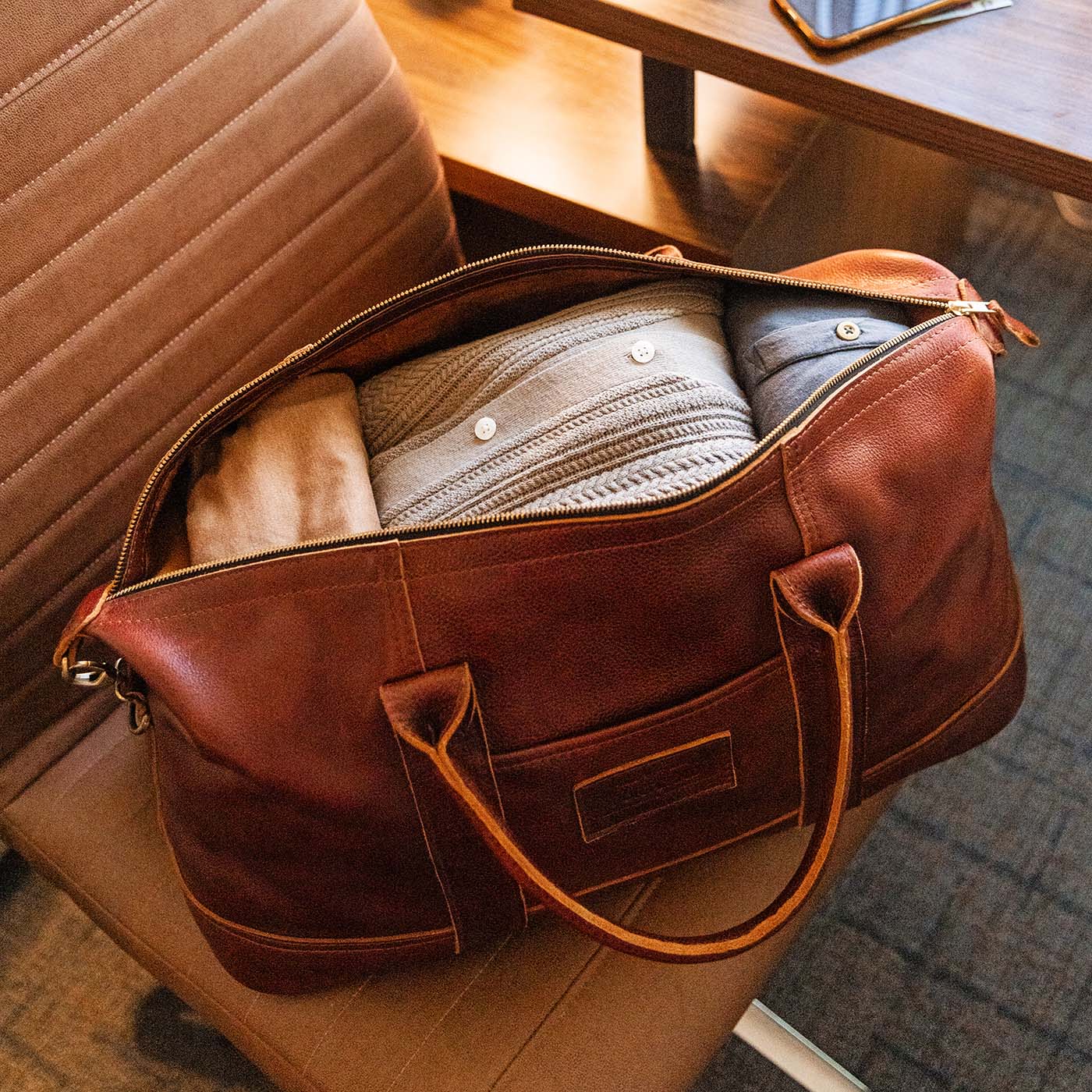 Medium Size Travel Bag Gladstone Bag Weekend Bag Overnight Bag 