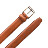 Amber | Leather belt with antiqued brass buckle