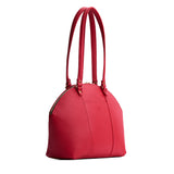 Cherry Large | A half circle crossbody bag with handles and removable crossbody strap 