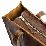 Asheville | Closeup of tote bag's zipper closure