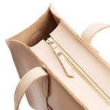 Moonflower | Closeup of tote bag's zipper closure