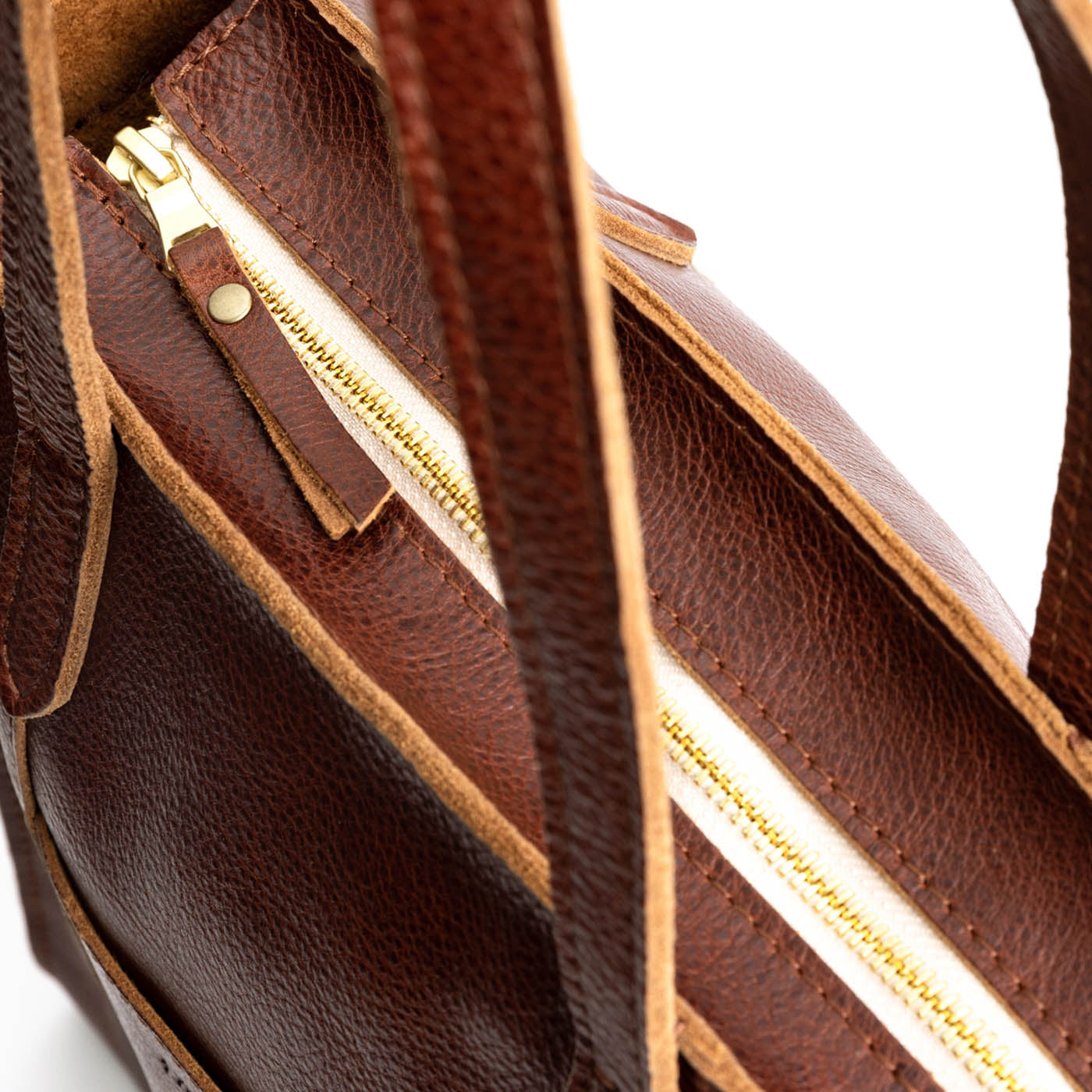 Large Lola Zipper Crossbody Tote | Portland Leather Goods