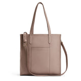Sparrow North/South | Structured large tote bag with overlapping panels and crossbody strap