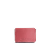 Begonia | Small leather wallet with snap closure