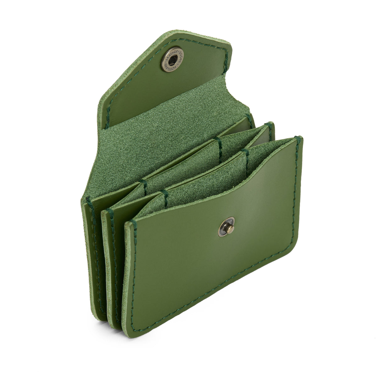 Cactus*Plus | Small leather wallet with snap closure