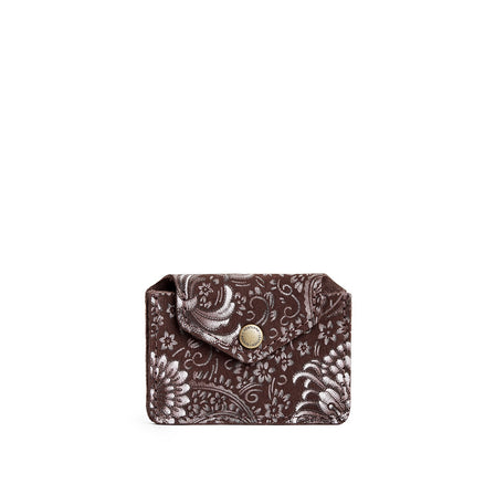 Sepia*Plus | Small leather wallet with snap closure