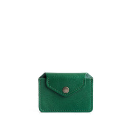 Bacalar | Small leather wallet with snap closure