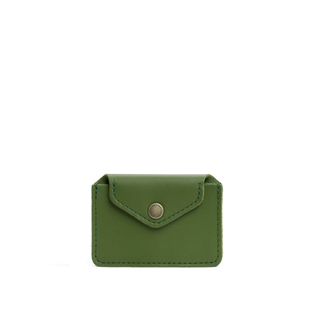 Cactus | Small leather wallet with snap closure