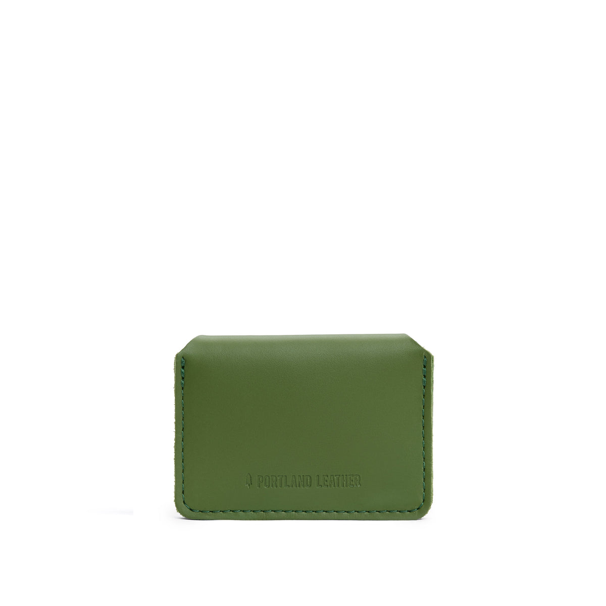 Cactus | Small leather wallet with snap closure