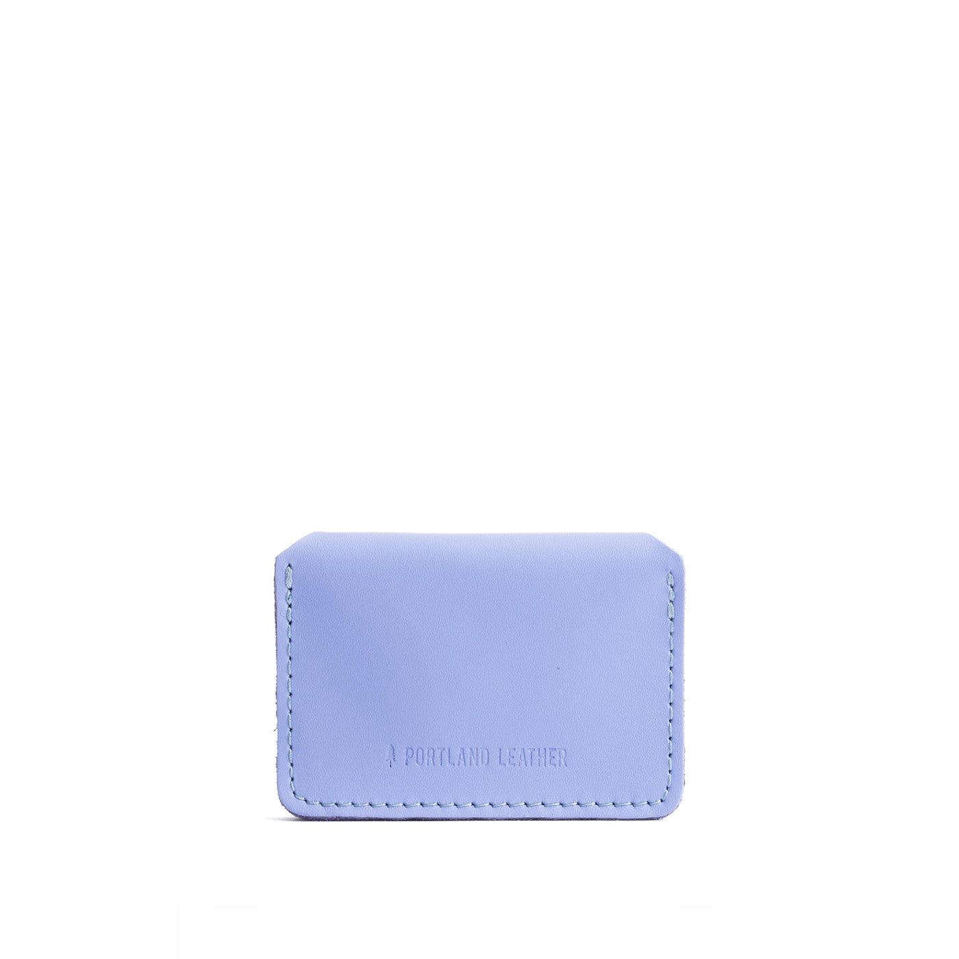 Jacaranda | Small leather wallet with snap closure