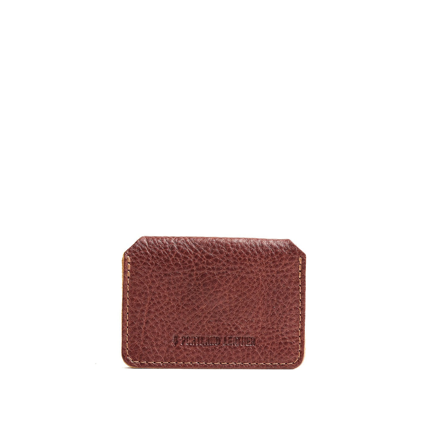 Nutmeg | Small leather wallet with snap closure