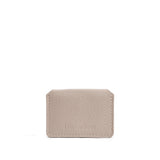 Oatmilk | Small leather wallet with snap closure