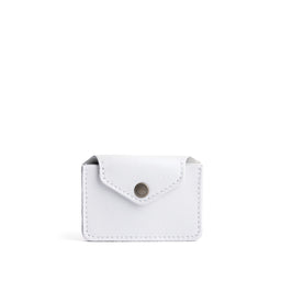 Pearl | Small leather wallet with snap closure